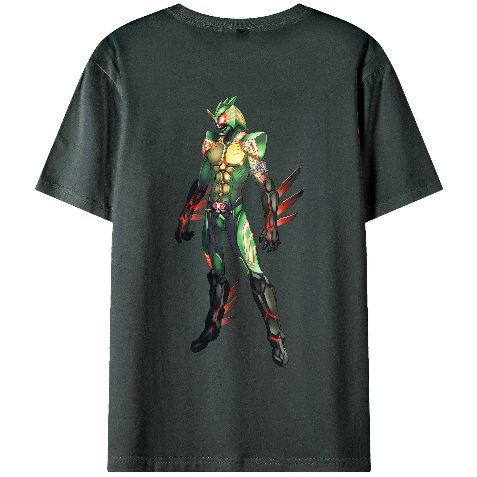 （画像用） ウルトラマン Ultraman 綿100％ メンズ半袖Tシャツ（バックプリント） 通気性